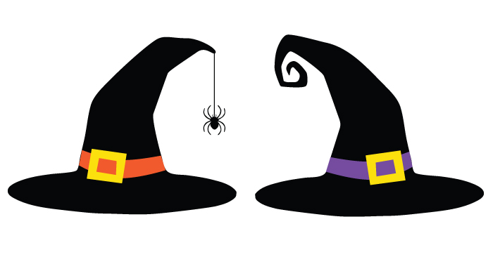 700x366 Witch Hat Cut Files + Clip Art