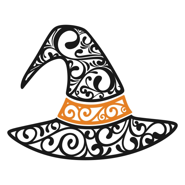 600x600 Witch Hat Cuttable Design Downloaded Witches, Svg
