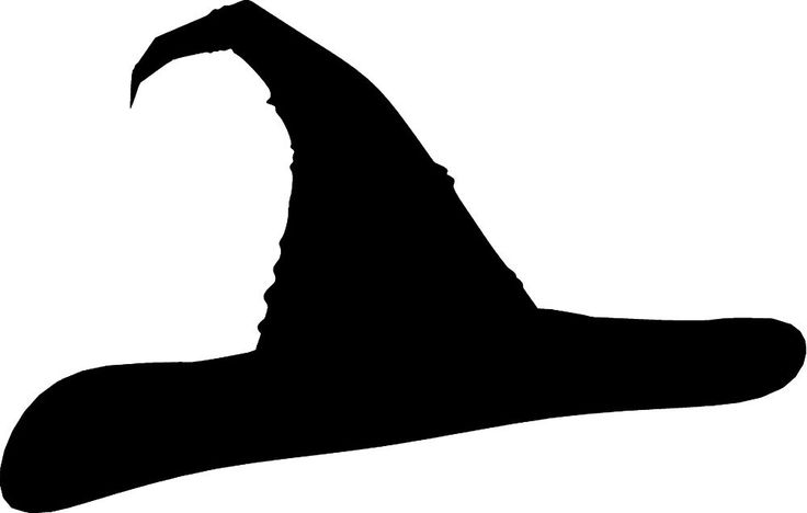 736x468 Witch Hat Clipart Silhouette