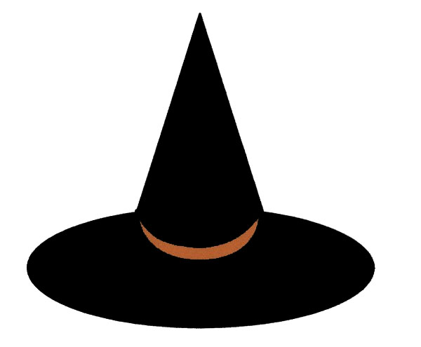 600x495 Witch Hat Silhouette Images Pictures Becuo Clipart Kid