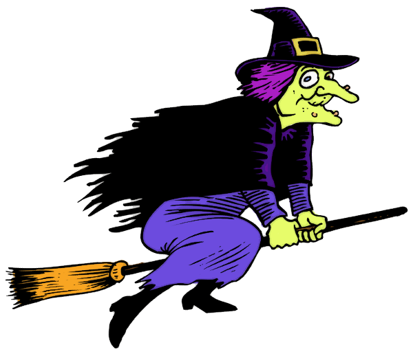 600x518 Halloween Witch Clipart