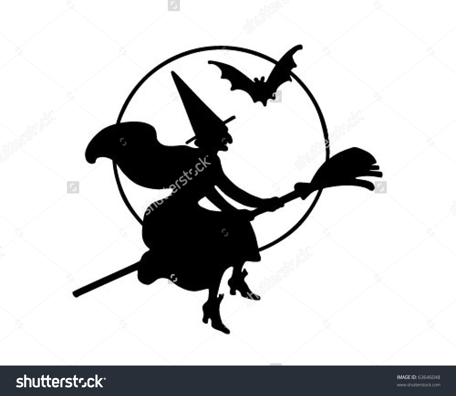 1500x1300 Witch Clipart Shadow