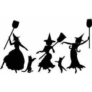 300x300 The Best Witch Silhouette Ideas Halloween