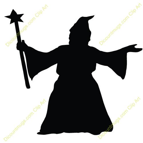 500x500 Wizard Logo Clip Art