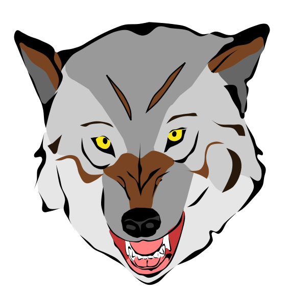 566x580 Free Wolf Clipart Image