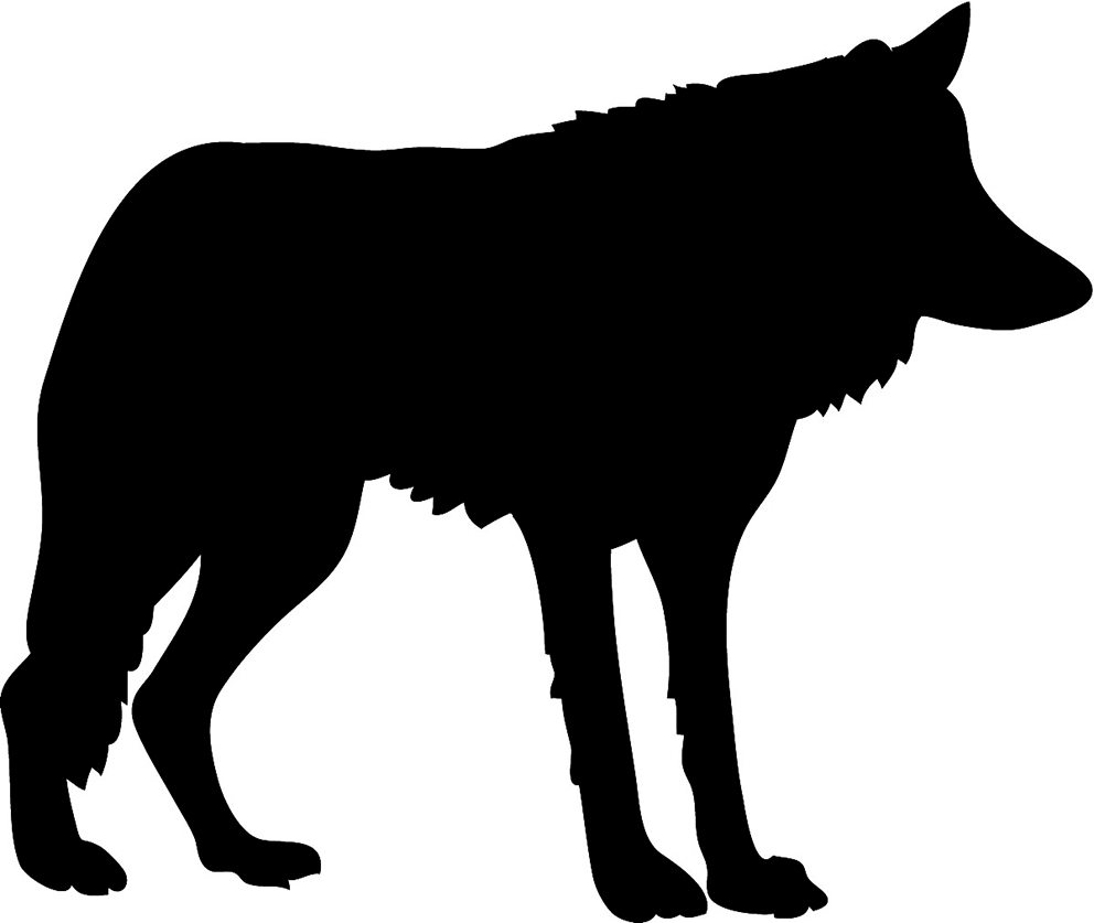 992x837 Black Amp White Clipart Wolf Clipart Black And White Gallery ~ Free