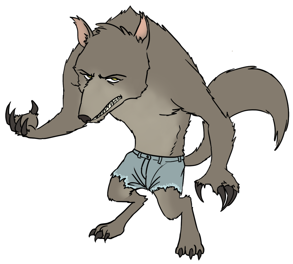 953x859 Scary Clipart Wolf