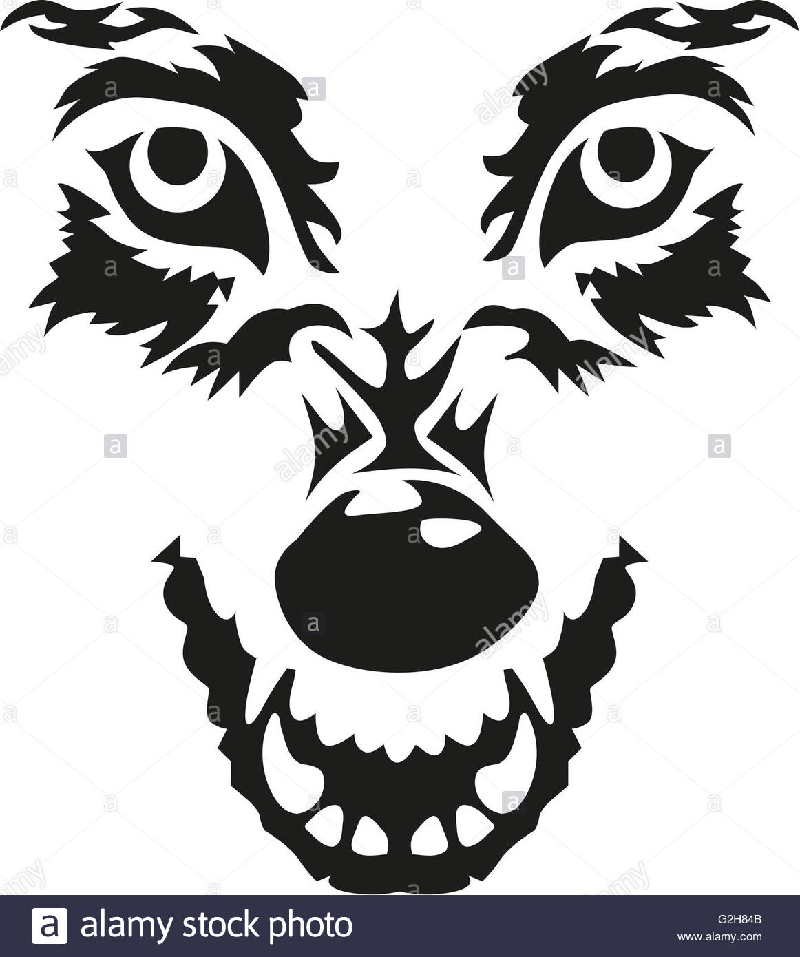 1162x1390 Angry Wolf Face Stock Photo, Royalty Free Image 104871099