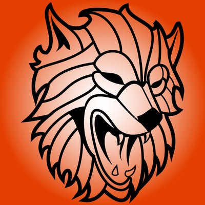 400x400 Outline Rabid Wolf Head, Free Vectors