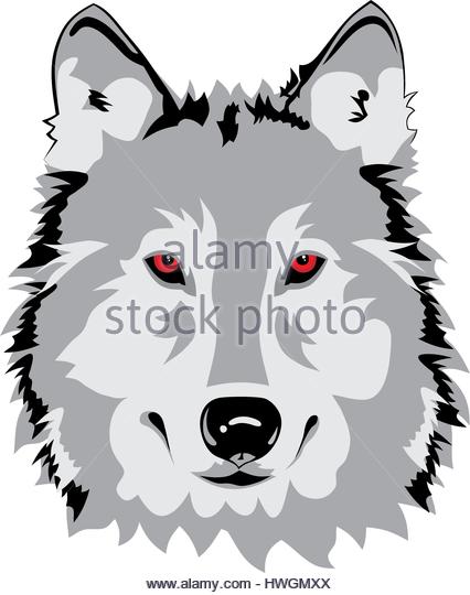 426x540 Wolf Face Animal Outline Vector Stock Photos Amp Wolf Face Animal