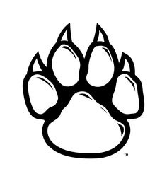 236x256 Panther Paw Print Pattern. Use The Printable Outline For Crafts
