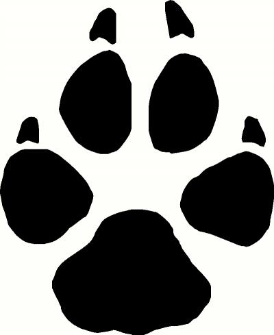 400x489 Wolf Paw Print Clip Art Many Interesting Cliparts