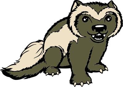 400x281 Wolverine Clipart Animal