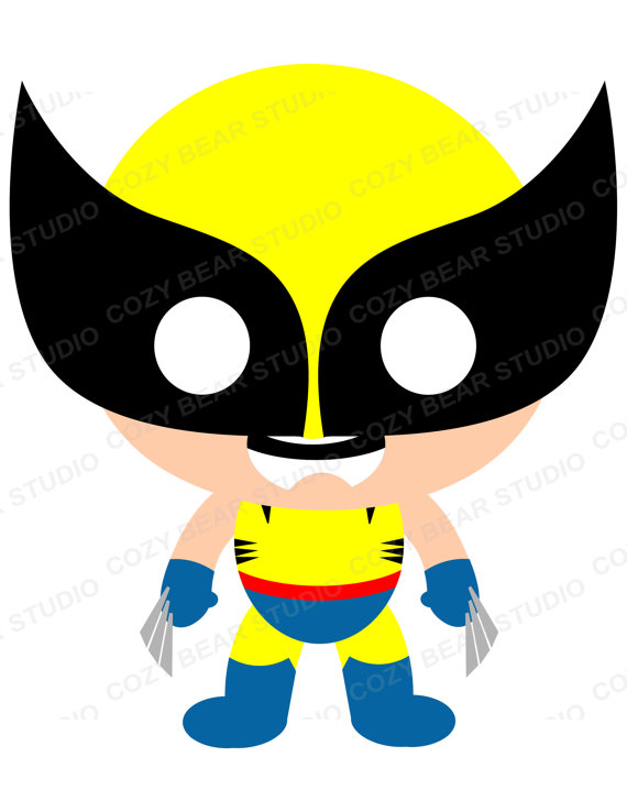 570x738 Wolverine Clipart Cute