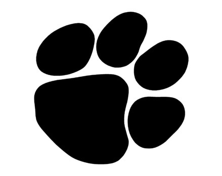 439x349 Free Clipart Wolverine Paw Print