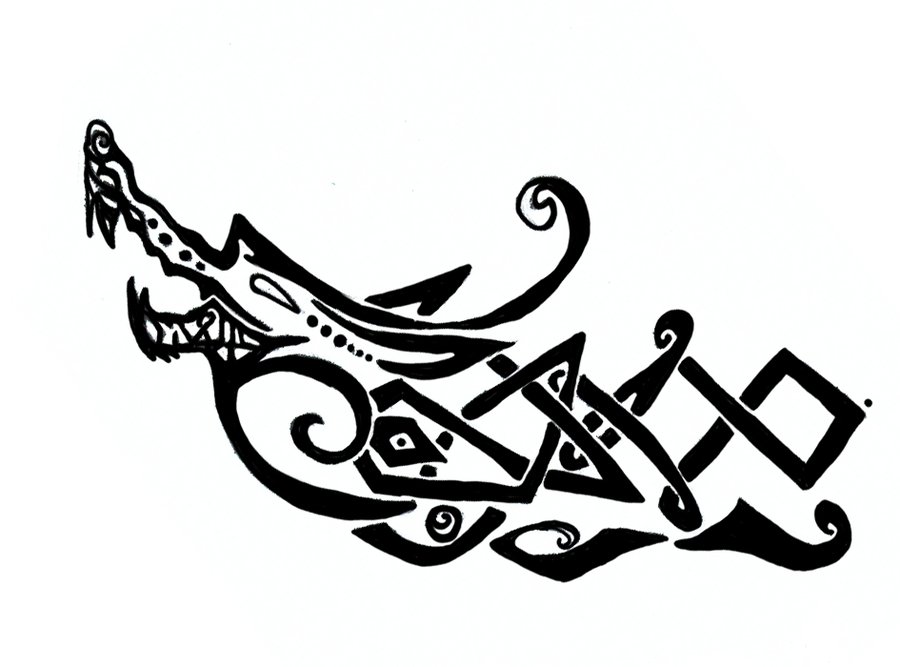 900x667 Viking Wolf Head By Silent Howl