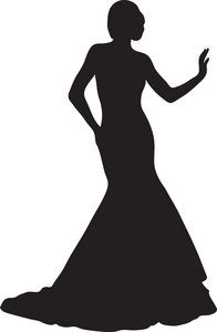 196x300 Female Silhouette Clip Art