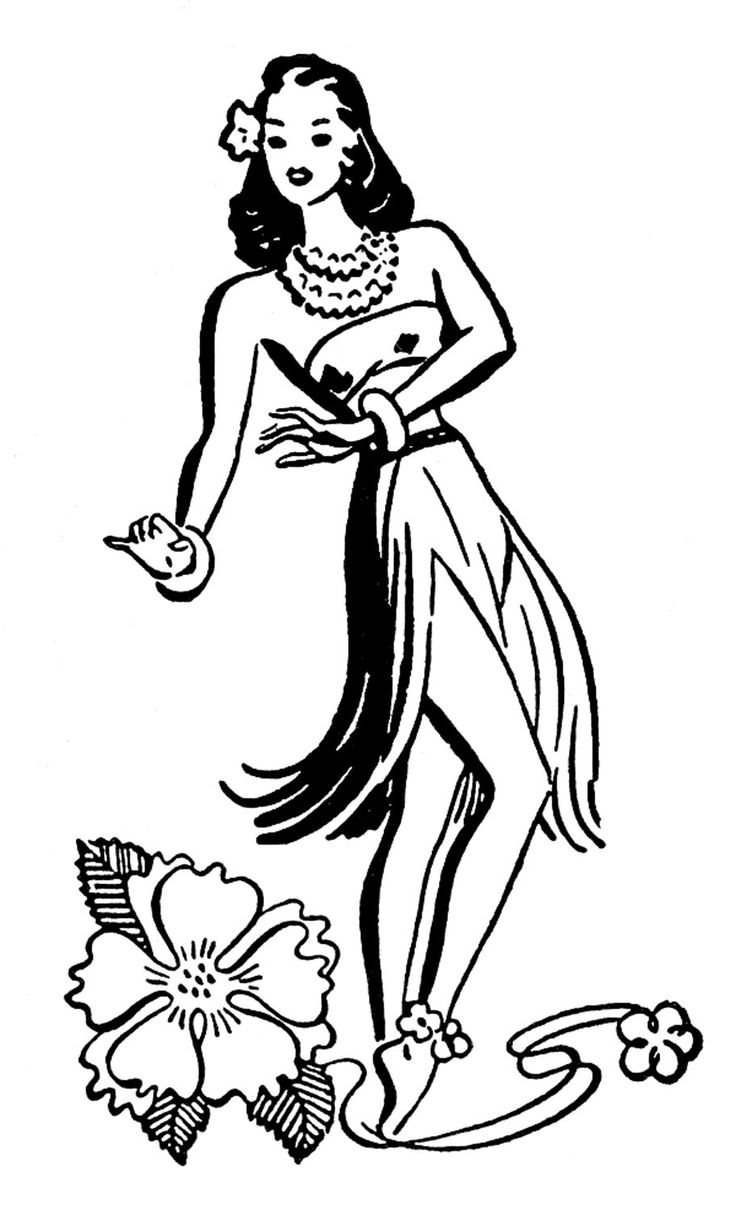 Woman Clipart Black And White