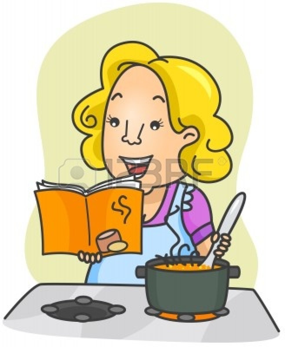 984x1200 Illustration Of Woman Cooking Food Based On Instructions