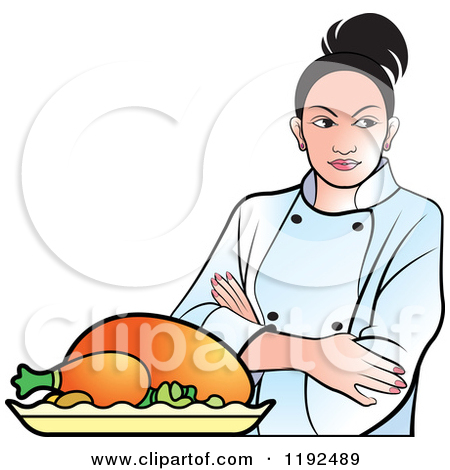 450x470 Indian Lady Chef Clipart