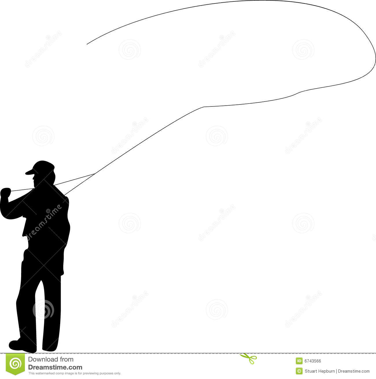 1300x1310 Clipart Of Fly Fishing