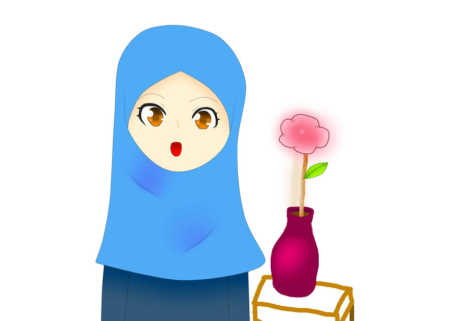 900x630 Girl With Hijab Clip Art