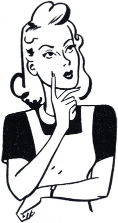 236x445 Retro Nervous Lady Image Lady Images, Graphics Fairy And Retro