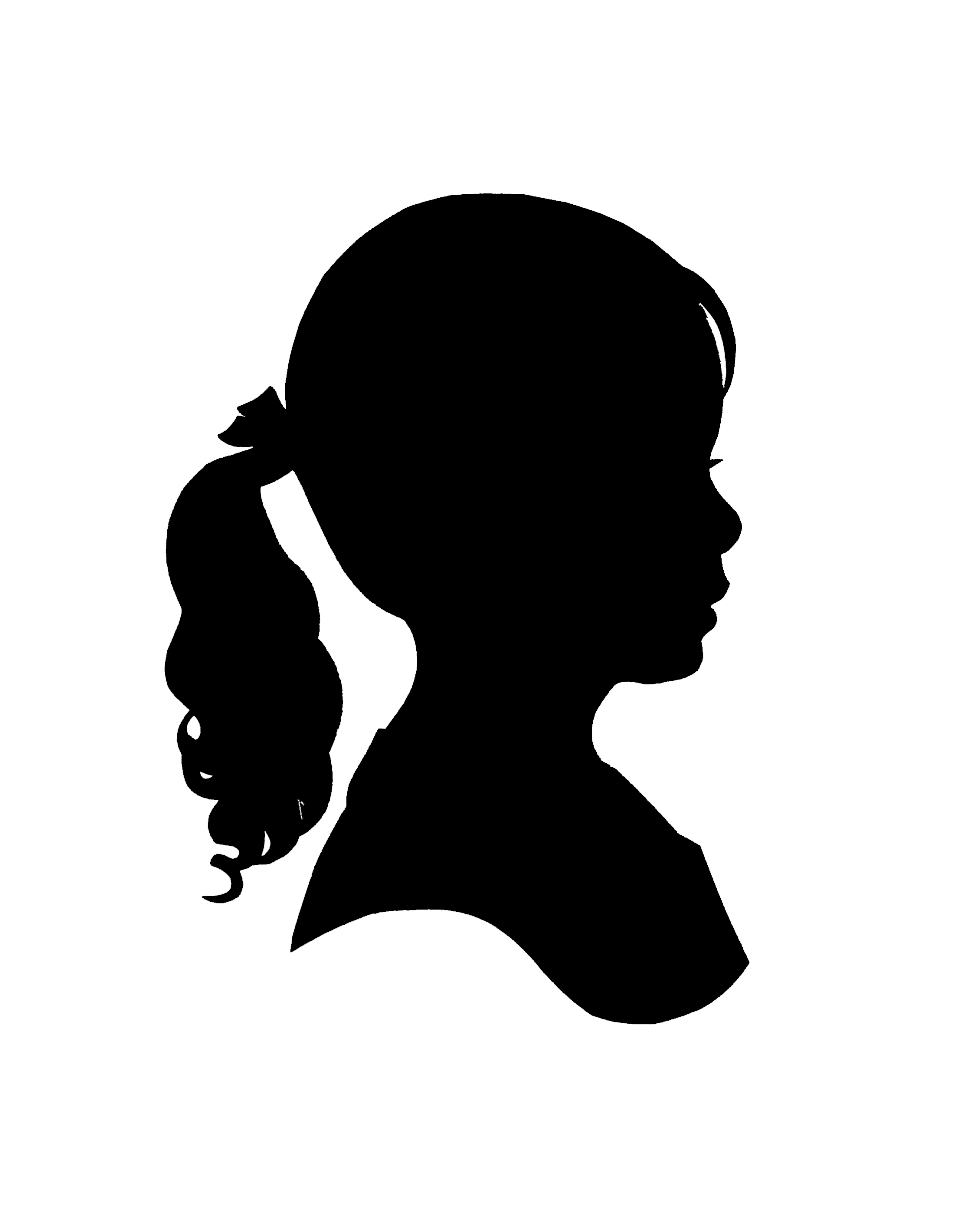 960x1218 Little Girl Clipart Profile