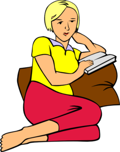 237x299 Reading Woman 2 Clip Art
