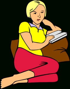 237x299 Woman Reading Clipart Letters Example