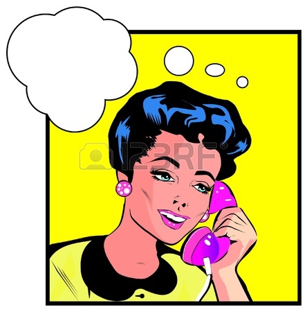 444x450 Banner With Female Eyes And Thinking Bubble Royalty Free Cliparts