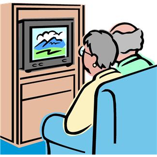 Woman Watching Tv Clipart | Free download on ClipArtMag