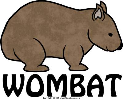 400x322 Wombat Clip Art