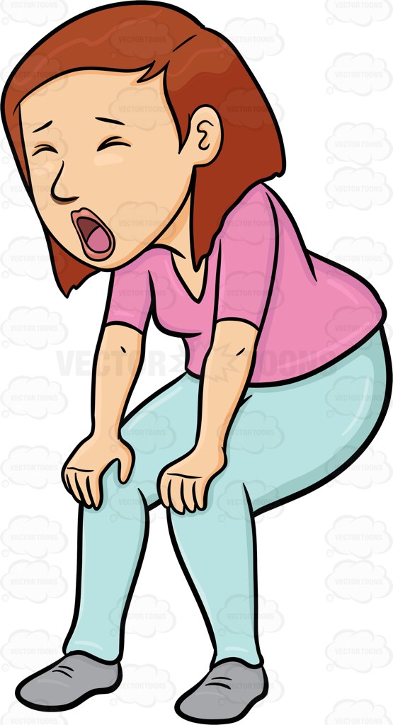 555x1024 Tired Woman Clip Art