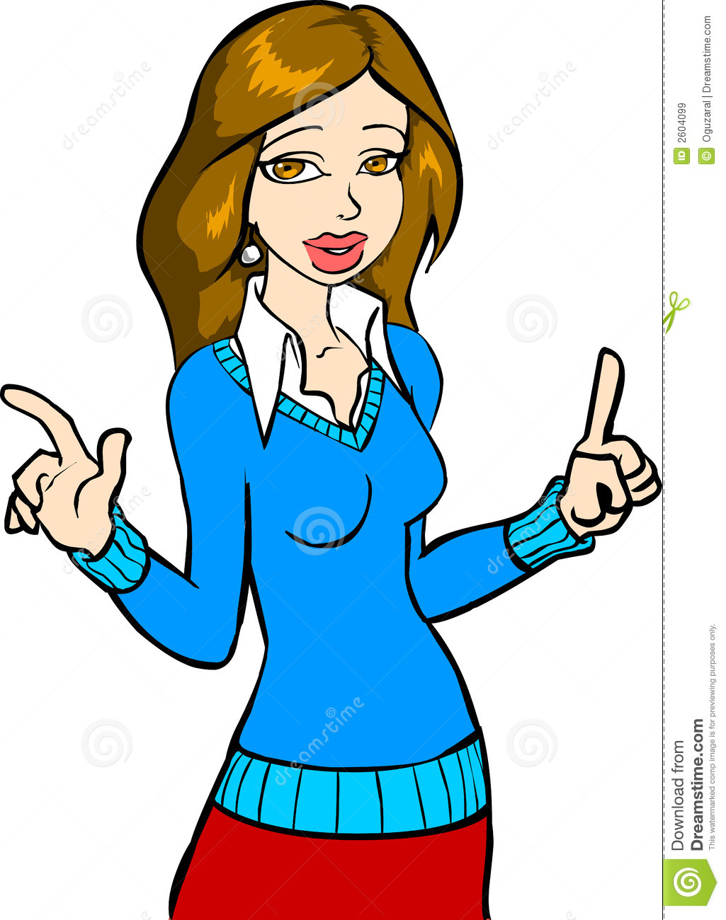 1025x1300 Young Woman Clipart