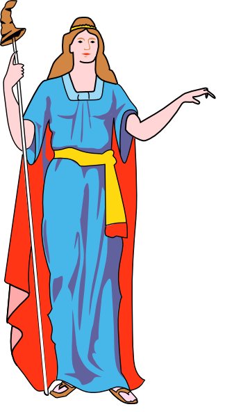 324x598 Lady Blue Dress Clip Art Free Vector 4vector