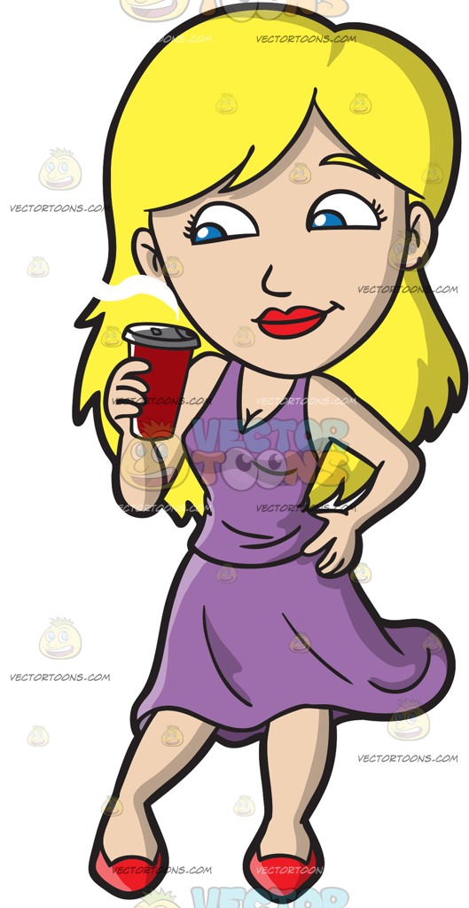 529x1024 Women Drinking Coffee Clipart