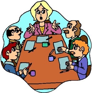 297x300 Clip Art Of Women Committee Meeting Clipart Cliparthut