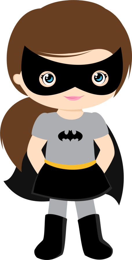 456x900 Batgirl Clipart Printable Pink