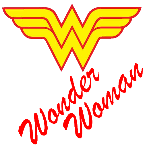 512x512 Wonder Woman Black And White Clipart