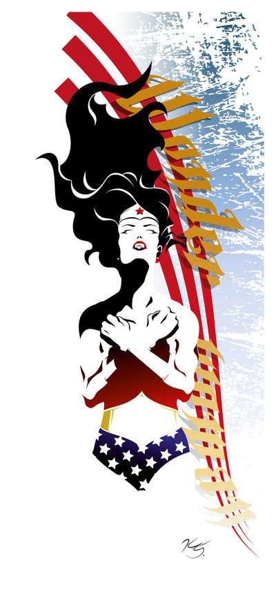 400x857 Wonder Woman Font