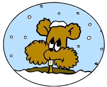 363x295 Punxsutawney Phil Clipart 2124026