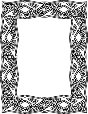 286x368 Wood Border Clipart