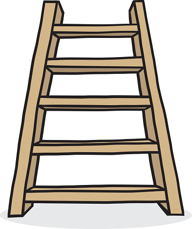 381x453 Wood Stairs Clipart