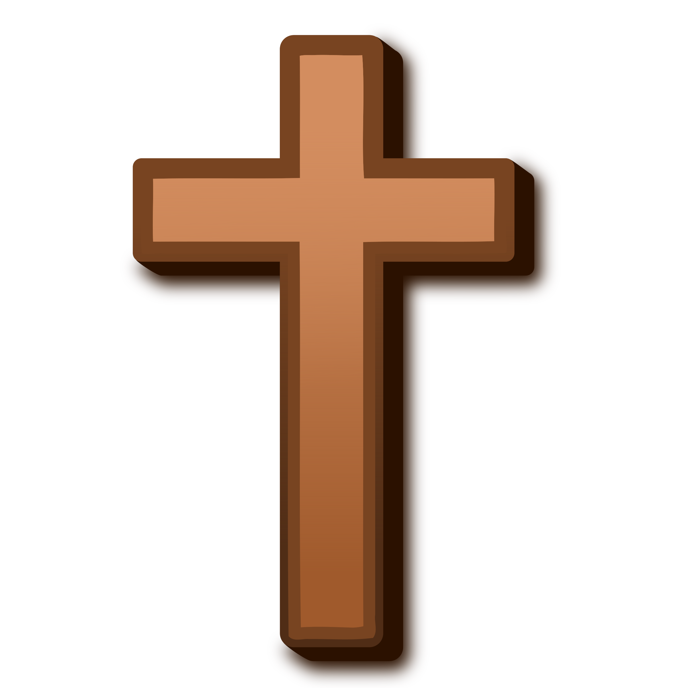 2400x2400 Brown Cross Clipart