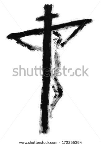 327x470 Drawn Wood Wood Cross