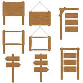 170x170 Clipart Of Wooden Signs K10004810