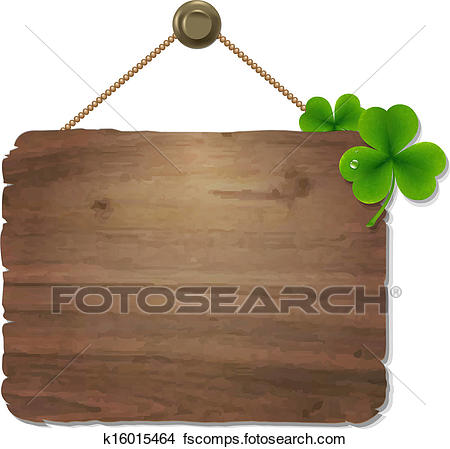 450x449 Clipart Of Wooden Sign K16015464