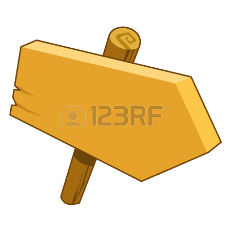 450x450 Props Wooden Signs Clipart On White Background Royalty Free