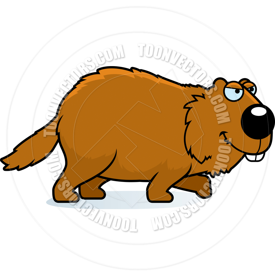 940x940 Cartoon Woodchuck Stalking By Cory Thoman Toon Vectors Eps